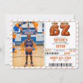 Invitation J'avais 6 ans, maintenant j'ai 7 ans Basket-ball A (Devant)