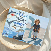 Invitation Jawsome Shark Under the Sea Birthday Photo