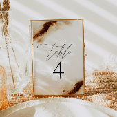 Invitation JAYLA | Boho Terracotta Burnt Orange Numéro de tab