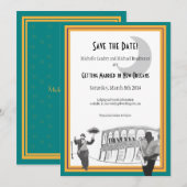 Invitation Jazz de la Nouvelle-Orléans Sauvegarder la date (t (Devant / Derrière)