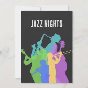 Invitation Jazz joueurs, jazz night festival, jam, concert