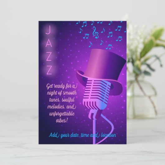 Invitation Jazz Night (Debout devant)