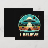 Invitation Je crois - OVNI (Devant / Derrière)