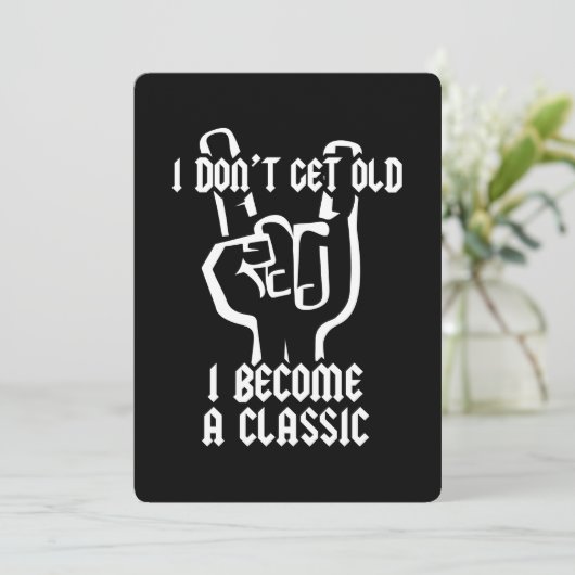 Invitation Je deviens un classique (Debout devant)