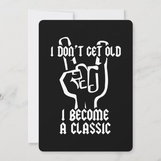 Invitation Je deviens un classique (Devant)