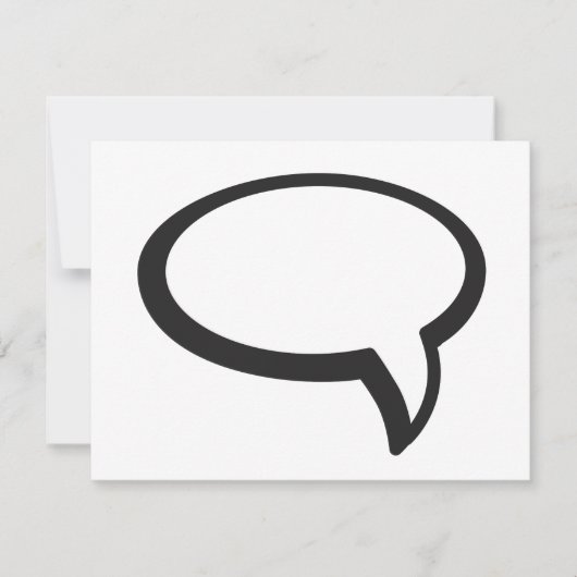 Invitation Je dis… Base d'invitation (Devant)