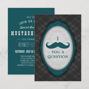 Invitation Je Dois Vous Poser Une Question Cadre Élégant