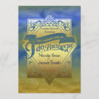 JE FAIS BARBECUE BBQ Fiançailles de douche de plag