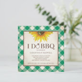 Invitation Je fais BBQ Couples Douche (Debout devant)