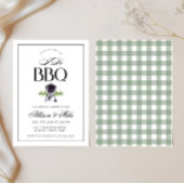 Invitation Je fais BBQ Couples Douche Invitation, Grill & Chi