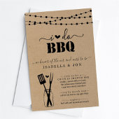 Invitation Je fais BBQ Couples Mariage Fête des mariées Fianç