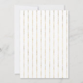 Invitation Je fais BBQ Gold Couples de douche Partie d'engage (Dos)