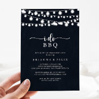 Je fais BBQ Rustique String Lights Engagement Part