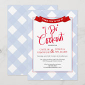 Invitation Je Fais Cuisine Wedding shower Dîner De Répétition (Devant / Derrière)