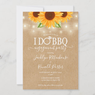 Invitation Je fais des lumières de ficelle de tournesol de BB