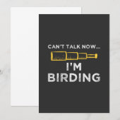 Invitation Je fais du Birding (Devant / Derrière)