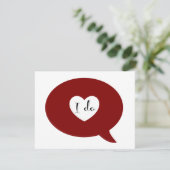 Invitation Je fais la bulle de la parole (Debout devant)