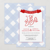 Invitation Je fais le dîner de répétition Wedding shower des  (Devant / Derrière)