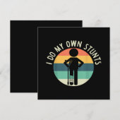 Invitation je fais mes propres cascades (Devant / Derrière)