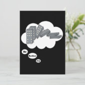 Invitation Je jouerais plutôt les dominos 4 (Debout devant)