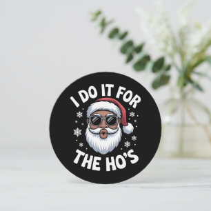 Invitation Je le fais pour les Hos Noël Afro-Américain