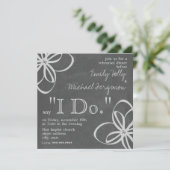 Invitation "Je" marque l'invitation inspirée de dîner de (Debout devant)