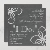 Invitation "Je" marque l'invitation inspirée de dîner de (Devant / Derrière)