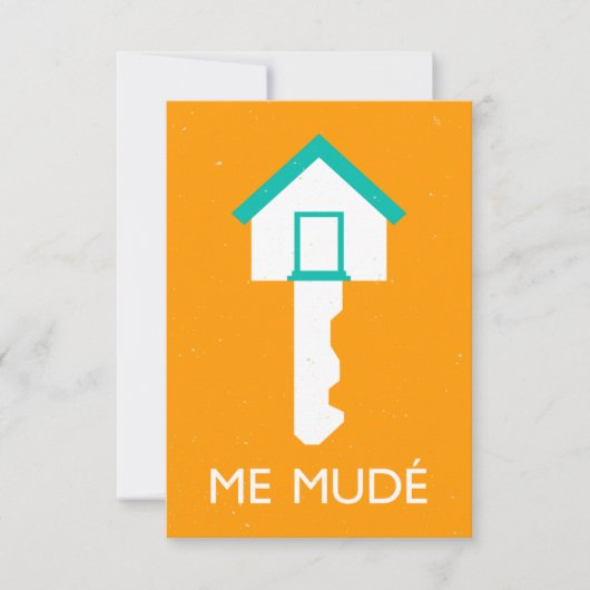 Invitation je mude llave de casa (Devant)