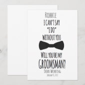 Invitation Je ne peux pas dire que je fais sans vous le (Devant / Derrière)