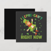 Invitation Je ne peux pas le faire maintenant Drôle de Saint- (Devant / Derrière)