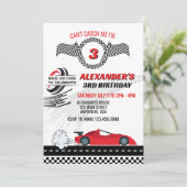 Invitation Je ne peux pas m'attraper anniversaire de enfant d (Debout devant)