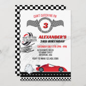 Invitation Je ne peux pas m'attraper anniversaire de enfant d (Devant / Derrière)