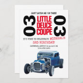 Invitation Je ne peux pas m'attraper Je suis Anniversaire de  (Devant / Derrière)