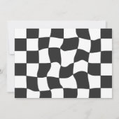 Invitation Je ne peux pas m'attraper Je suis trois garçons 3e (Dos)