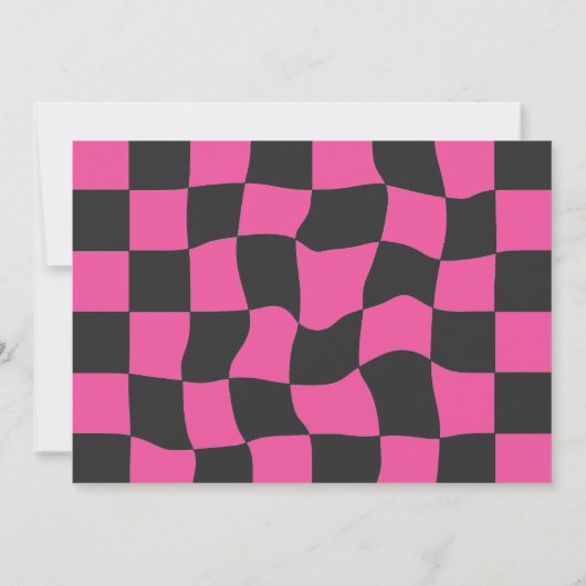 Invitation Je ne peux pas m'attraper Pink Race Car Girl 3e an (Dos)