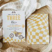 Invitation Je ne peux pas me rattraper Dirt Bike Boy 3e fête