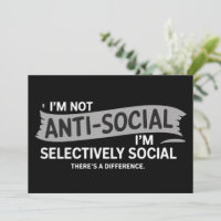 Je ne suis pas asocial, je suis sélectivement soci