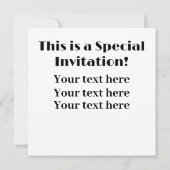 Invitation Je ne suis pas Vieux Je suis Classique ! Corvette (Dos)