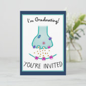 Invitation Je pense neurone synapse (Debout devant)