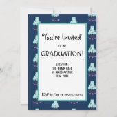 Invitation Je pense neurone synapse (Dos)