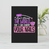 Invitation Je peux changer vos ongles (Debout devant)