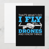 Invitation Je pilote des drones (Devant / Derrière)