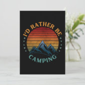 INVITATION JE PRÉFÈRE CAMPER (Debout devant)