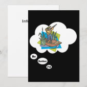 Invitation Je préfère chasser le canard (Devant / Derrière)