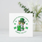 Invitation Je préfère mon kale avec un K silencieux drôle ama (Debout devant)