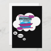 Invitation Je préférerais être Rafting 2 (Devant / Derrière)