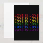 Invitation Je promets d'enseigner l'amour - Diversité, égalit (Devant / Derrière)