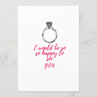 Invitation Je serais tellement heureux de te voir