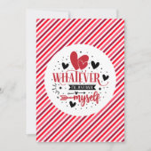 Invitation Je sortirai avec moi. (Devant)