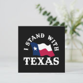 Invitation Je suis avec le Texas (Debout devant)